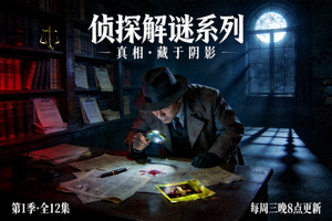 悬疑推理剧集海报 - 侦探解谜系列高清封面